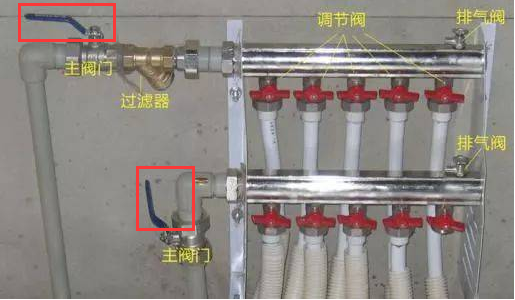 地源热泵地暖分集水器开关如何打开与关闭？